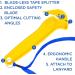 Pacific Handy Cutters DFC-364 Yellow Disposable Film Cutters and Tape Splitters - Set of 10 Hand Cutters by - Buy Online on GoSupps.com