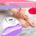 120W UV LED Gel Nail Lamp for Fast Curing | Lightweight Salon Quality Nail Dryer - Buy Online on GoSupps.com