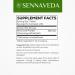 Sennaveda Senna Tablets 240 ct | Natural Laxatives for Digestive Health & Detox Cleanse - Buy Online on GoSupps.com