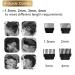 Professional Zero-Gapped T-Blade Hair Trimmer for Men - Cordless Close Cutting Clippers with 4 Combs in Gold - Buy Online on GoSupps.com