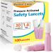 Safety Lancets Sterile Top Push Button Activated 1.8 mm 100 Count 1 Pack (30G x 1.8 mm)