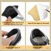 Shop WLLHYF 4 Pairs Self-Adhesive Heel Pads - Anti-Blister Cushion Inserts for Loose Shoes (Black & Apricot) - Universal Fit for Men & Women - Buy Online on GoSupps.com