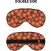 Basketball Orange Soft Sleep Eye Mask Female Breathable Eye Patch Perfect for Travel and Relaxation - Buy Online on GoSupps.com