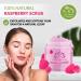 Organic Raspberry Scrub - Natural Exfoliating Salt Body & Face Scrub - Moisturizing Pure Exfoliator for Cellulite & Dead Skin - 10 oz - Buy Online on GoSupps.com
