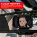 Royal Rascals Lockable Baby Car Mirror | Shatterproof & Crystal Clear Rear View | Baby Car Seat Mirror with Safety Sign | Car Seat Accessories - Black - Buy Online on GoSupps.com