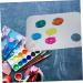 VALICLUD 1 Ensemble Palette de Maquillage Plateau manucure plaques Ongles pour Nail Art Palette de Peinture en Plastique M langer la Plaque pour Le Maquillage Acrylique - Buy Online on GoSupps.com