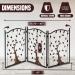 Bundaloo Freestanding Metal Folding Pet Gate - Large Portable Panels for Dog & Cat Security - Foldable Enclosure Gates for Puppies - Indoor & Outdoor Safety for Pets | Tree Of Life - Buy Online on GoSupps.com