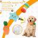 Squeaky Plush Dog Rope Toys Set 8 Pack Puppy Chew Toys for Teething Training Cute Interactive Tug Rope Toys for Boredom Xmas Gift for Small and Medium Dogs Washable Natural Cotton & Non Toxic - Buy Online on GoSupps.com