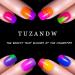 Square Press on Nails - TUZADNW Flower Design | 24 Pcs Glossy Short Fake Nails for Women - Artificial Nude Full Cover Acrylics - Buy Online on GoSupps.com