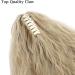 24" Long Ponytail Extensions Yaki Synthetic Claw Clip in Pony Tails Corn Wave Ponytail Curly Hairpiece for Women Ash Blond 24inch (Pack of 1) Yaki-Ash Blond - Buy Online on GoSupps.com