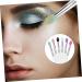 Baluue 12 Pcs Eye Shadow Brush Eye Blending Brush Eyeshadow Transparent Plastic Handle 14.6x0.9cmx2pcs Assorted Colorx2pcs - Buy Online on GoSupps.com