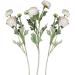 Ginger Ray White Cockscomb Wedding Flowers - Pack of 3 Ranunculus Stems | 45cm | International Shipping - Buy Online on GoSupps.com