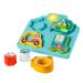 Fisher -Price Vehicle puzzle Forms and noises - form sorting toys with 40 songs and noises including lights for interactive fun from 9 months HRP31