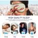 Premium Light Blocking Sleep Mask - Adjustable Soft Eye Cover for Men & Women | Ideal for Travel Naps & Sleep - Buy Online on GoSupps.com