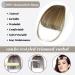 Clip in Bangs Hair Extension- 100% Human Hair Wispy French Bangs Fringe- Light Brown Wispy Bangs for Women - Buy Online on GoSupps.com
