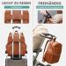 Buy Miss Fong Diaper Bag Backpack - Stylish Leather with 18 Organizers & Changing Pad - Brown | International Shipping - Buy Online on GoSupps.com