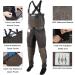 HotSrace Fishing Waders | Breathable Stocking Foot Waterproof Wader | Lightweight Chest Waders for Men and Women | Ideal for Fly Fishing & Duck Hunting - Buy Online on GoSupps.com