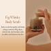 Fig Whisky Body Scrub - Vegan Exfoliant with Fig Extract & Andean Salt for Smooth Skin | Paraben & Sulfate Free - 240g - Buy Online on GoSupps.com