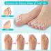 KAIDILA Toe Separators - Bunion Corrector Toe Spacers for Women/Men | Toe Corrector for Bunions, Hammertoes, Hallux Valgus | 1 Pair Medium Size White - Buy Online on GoSupps.com