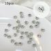 FEIlei 10Pcs Flatback Glass Nails Rhinestones Nail Art Decoration Manicure Accessory - Buy Online on GoSupps.com