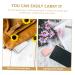 Buy Homsfou 2 Set Mirror Color Contact Lens Containers - Stylish Storage for Glasses & Travel | 9x6.1x2.2cm | International Shipping - Buy Online on GoSupps.com