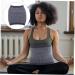 Buy Wool Jacquard Waist Support Belt for Back Pain Relief - Cold Weather Flexible Cashmere XL Grey - Buy Online on GoSupps.com