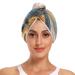 Tortoise Hair Towel 2 Pack Super Absorbent Hair Drying Towel Quick Dry Hair Turbans Head Towel with Button Twisty Wrap for Women Girls