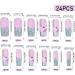 Acrylic Press On Nails False Nails Square Fake Nails with Glue Reusable Cute Press On Nails Gradient Flower Fake Nails with Designs Full Cover Medium Coffin - Buy Online on GoSupps.com