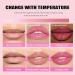 Magic Color Changing Lip Oil | Moisturizing Plumping Lip Gloss | Temperature Change Tinted Lip Care (Pink & Black - Buy Online on GoSupps.com