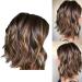 Big Hair Rollers for Volume Women's Long Hair Brown Gradient Fiber Head Cover Rose Net Half And Wig Khaki One Size - Buy Online on GoSupps.com