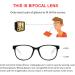 YEIN Bifocal Reading Glasses & Photochromic Sunglasses for Men & Women | Stylish 8025 Black Brown - 3.0x - International Shipping Available - Buy Online on GoSupps.com