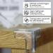 Swavgo Corner & Edge Protection for Baby BPA-Free Strong Hold Easy Application (12/24 Pack) Child Safety Furniture Guards - Buy Online on GoSupps.com