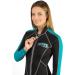 Cressi Lido Long 2mm Lady Wetsuit - Black/Azure - Ideal for Diving & Swimming - Buy Online on GoSupps.com
