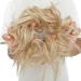 Buy SEGO Curly Updo Hairpiece Tie - Natural Dark Blonde & Blonde Hair Extension (45G) for Effortless Bun Style - Buy Online on GoSupps.com