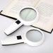 Portable Magnifier Ultra Clear Hand Held LED Lighting 30 Times Reading Optical ES for Reading Full of Stars - Buy Online on GoSupps.com