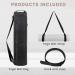 UMIA Yoga Mat Bag with Strap | Exercise Yoga Mat Carrier for 1/4-inch Thick Mat | Black - Buy Online on GoSupps.com