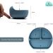 Kiddaroo Baby Weaning Set - Feeding Bib, Sippy Cup, Cutlery, Plate, Bowl - Blue | Baby Led Weaning Essentials with eBook - Buy Online on GoSupps.com