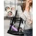 Corneria Large Magnetic Makeup Brush Holder | Portable Organizer & Storage Box | Slim Travel Makeup Bag in Purple - Buy Online on GoSupps.com