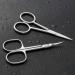 BEZOX Small Scissors 2 PCS Set - Nail Cuticle and Manicure Scissors Kit for Beard, Mustache, Nose, Ear, Eyelashes, and Eyebrow Trimming - Buy Online on GoSupps.com