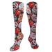 Sugar Skull compression socks for women and men with a circulation of 15-20 mmHg is the best support for sporty running and cycling