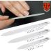 3 Swords Germany Double Sided 3 Pieces Glass Nail Files for Natural and Artificial Nails with Black Plastic case 3 Glass Nail Files - Buy Online on GoSupps.com