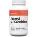 NUI NUTRA Acetyl L-Carnitine Supplement 500mg 150 Capsules - Energy Production and Metabolism Support
