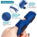 Welnove Finger Splint - 2 PCS Finger Brace for Trigger Finger Broken Fingers | Support & Stabilization for Index Middle Ring Finger - Blue Style B - Buy Online on GoSupps.com