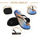 Mnsruu Nature Floral Blossom Purple Flip Flops Comfortable Sandals for Home Hotel Spa and Travel XXL for Men & Women - Buy Online on GoSupps.com