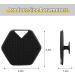 Silicone Exfoliating Body Scrubber with Storage Hooks - Easy to Clean & Reusable - Deep Clean and Revitalize Your Skin | Black - Buy Online on GoSupps.com