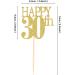 Unimall 24 Pieces Gold Glitter Number 30 Birthday Cupcake Toppers Happy 30th Cupcake Picks Mini Cake Decorations for Youth 30 Years Old Birthday Anniversary Party Supplies - Buy Online on GoSupps.com