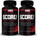 FORCE FACTOR Score! 2-Pack Nitric Oxide Supplement for Men Nitric Oxide Booster with L-Citrulline and Tribulus terrestris to Improve Blood Flow and Enhance Performance 152 Capsules 76 Count (Pack of 2)