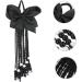 Abaodam Hair Accessories Wigs Bowknot Beaded Ponytail Long Ponytail Extension Braided Ponytail Extension for Women Diy Hair Extensions Braiding Hair To Weave Women's Extend Chemical Fiber As Shown 01 29X16CM - Buy Online on GoSupps.com
