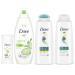 Dove Hair and Skin Care Regimen Pack For Soft Skin and Clean Hair Cool Moisture Includes 2 Hair and 2 Skin Care Products 4 Piece Set