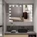 Kottova Large Hollywood Makeup Mirror with 17 Dimmable LED Lights | Extra Big Vanity Mirror with 3 Color Options and Touch Control | USB Charging Port | X-Large Lighted Mirror - Buy Online on GoSupps.com